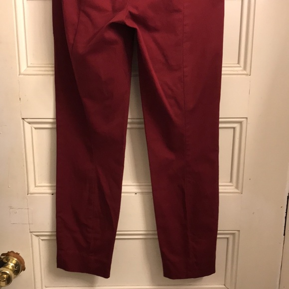 Burgundy J Crew Mercantile Chino Pants - Sz 2 - Picture 6 of 8